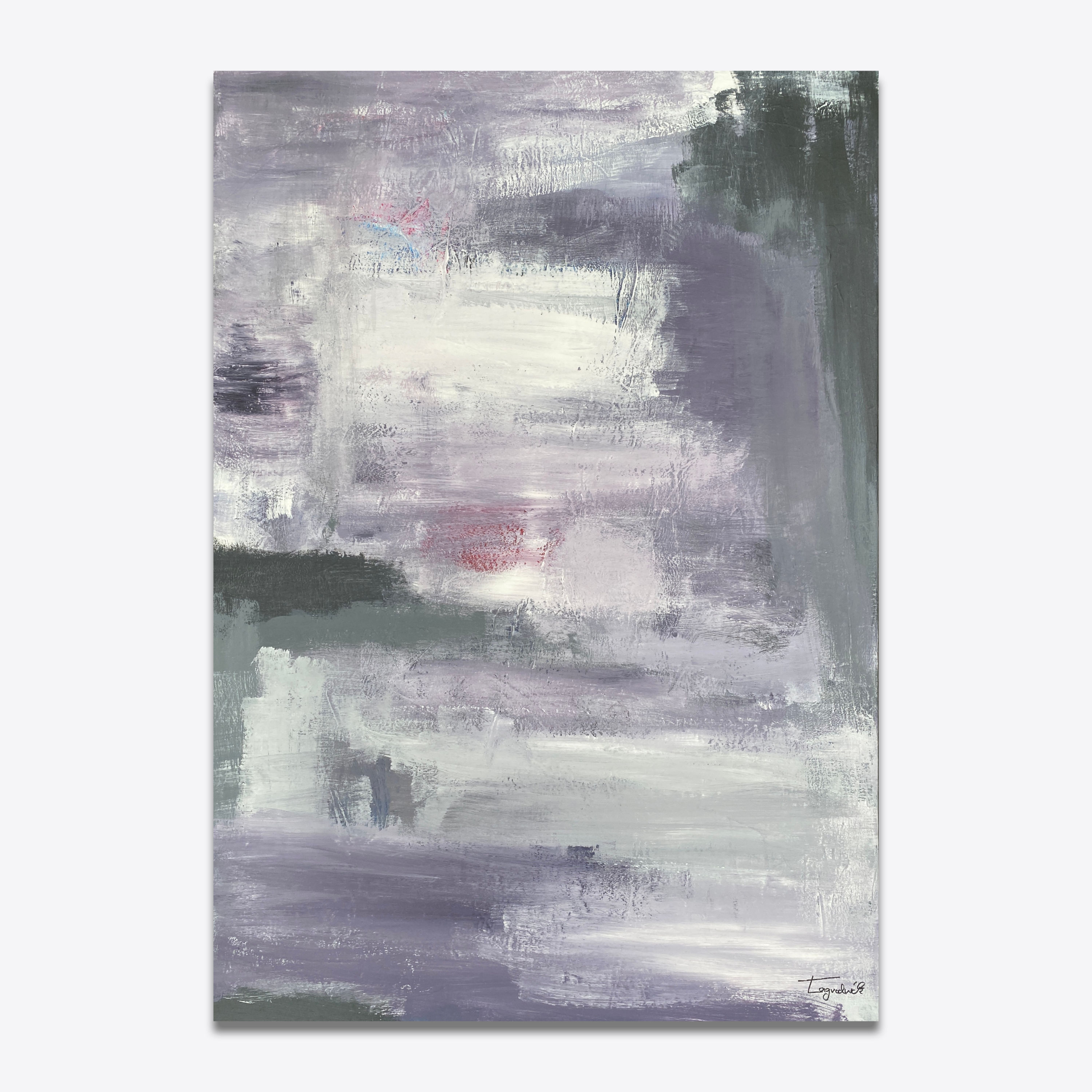 #706D7E – Painting – 100 H x 70 W cm